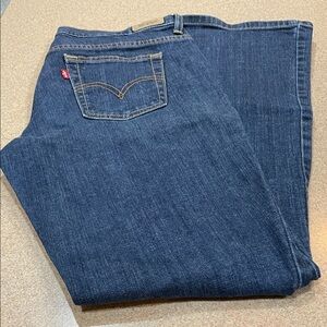 Levi's Women's 515 Boot Cut Dark Blue Boot Cut Leg Jeans